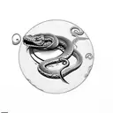 angry Snake similar what rapper yeat has tattoo design idea