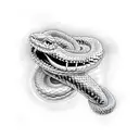 angry Snake similar what rapper yeat has tattoo design idea