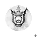 Boar tattoo design idea