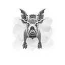 Boar tattoo design idea