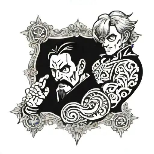 Escanor seven deadly sins tattoo design idea