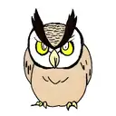 owl looking mysterious tattoo design idea