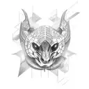 iron barred tattoo design idea