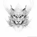 iron barred tattoo design idea