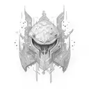 creeper iron barred tattoo design idea