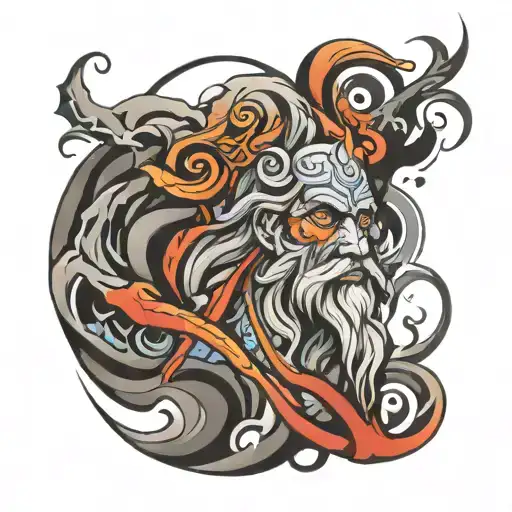 Moses tattoo design idea