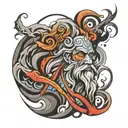 Moses tattoo design idea