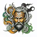 Moses tattoo design idea