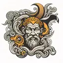Moses tattoo design idea