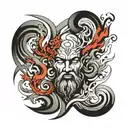 Moses tattoo design idea