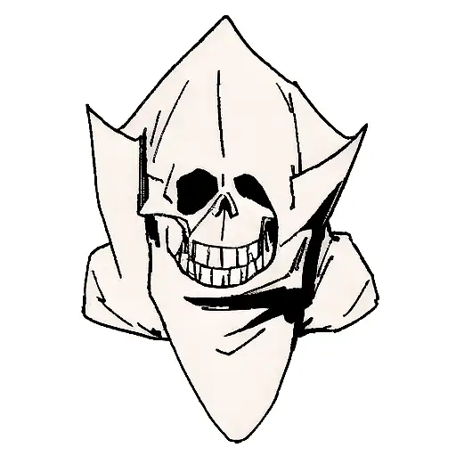 solo leveling rulers with dark skull background of shadow army  tattoo design idea