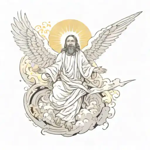 I am creation both haunted and holy, made in glory tattoo design idea
