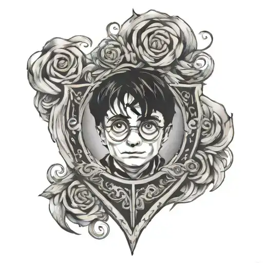 small Harry Potter subtle nod tattoo design idea