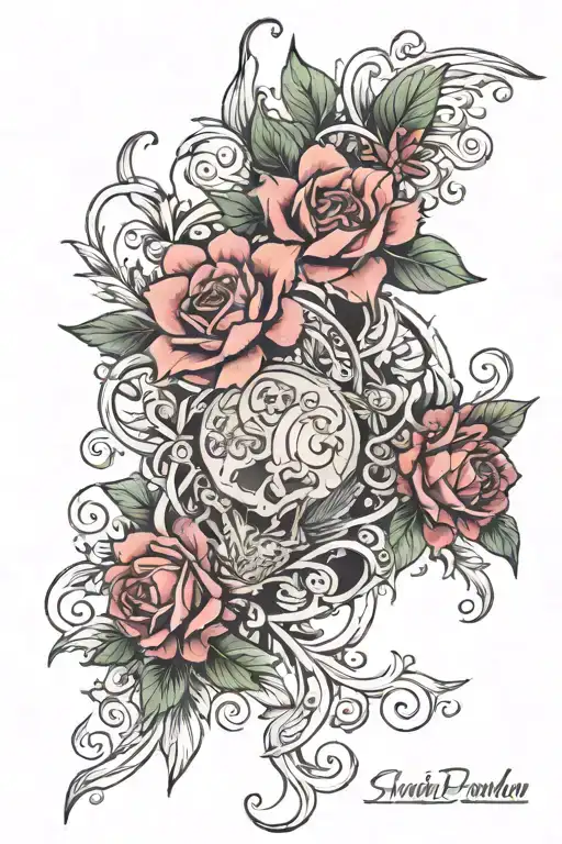 test "You are too concerned with what was And what will be Yesterday was history, tomorrow is a mystery  But today is a" tattoo design idea