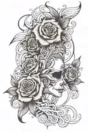 test "You are too concerned with what was And what will be Yesterday was history, tomorrow is a mystery  But today is a" tattoo design idea