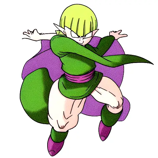 Dragon ball Piccolo full leg tattoo design idea