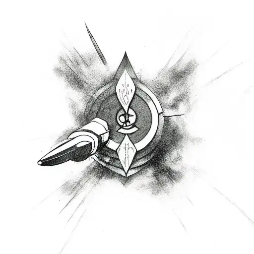 Avatar the last airbender arrow tattoo design idea