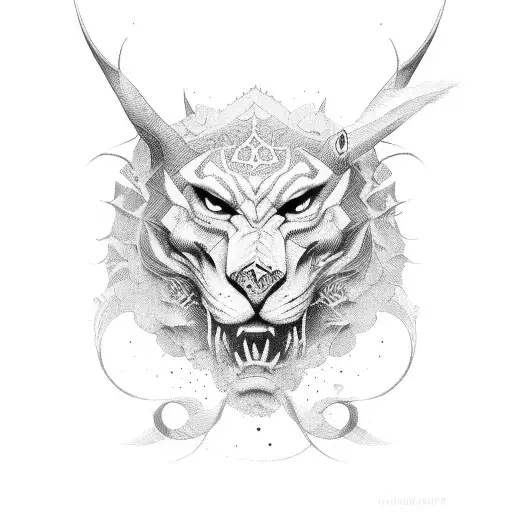 sin of pride tattoo design idea