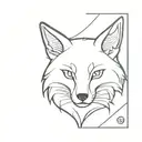 Kitsune Head tattoo design idea
