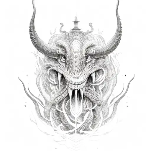 Jörmungandr tattoo design idea