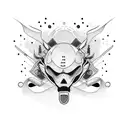 impreza car with pistons tattoo design idea