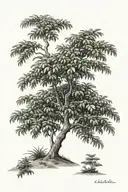 african acacai tree landscape tattoo tattoo design idea