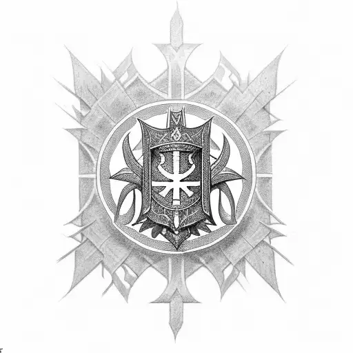 knights Templar  tattoo design idea