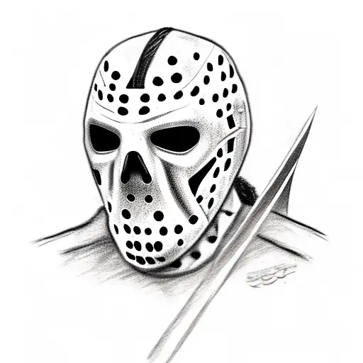 Jason voorhees grim reaper tattoo design idea