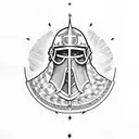 knights Templar  tattoo design idea
