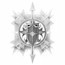 knights Templar  tattoo design idea