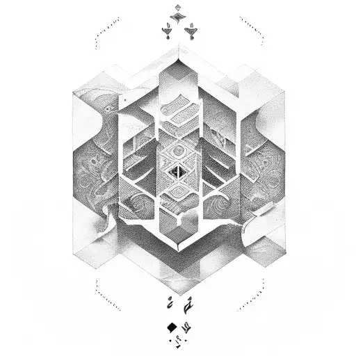 combine the word amir and Amor with a beautiful font tattoo design idea