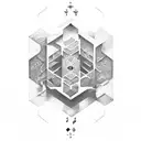 combine the word amir and Amor with a beautiful font tattoo design idea