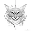 combine the word amir and Amor with a beautiful font tattoo design idea