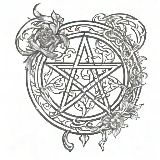 wiccan tattoo tattoo design idea