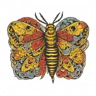 death head moth tattoo tattoo design idea