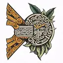 mayan arm band tattoo tattoo design idea