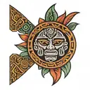 mayan arm band tattoo tattoo design idea