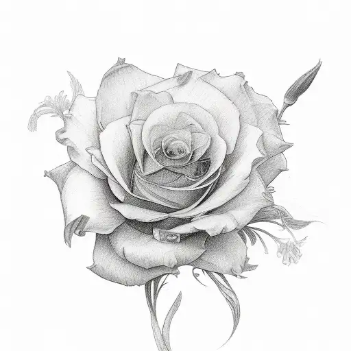 Isaiah 43:1 with flowers around it tattoo design idea