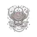 Astro tattoo design idea