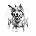 cerberus tattoo design idea