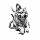 cerberus tattoo design idea