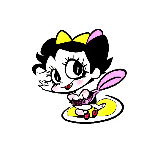 Betty boop tattoo design idea