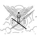 icarus tattoo design idea