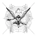 icarus tattoo design idea