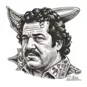 Pablo Escobar tattoo design idea