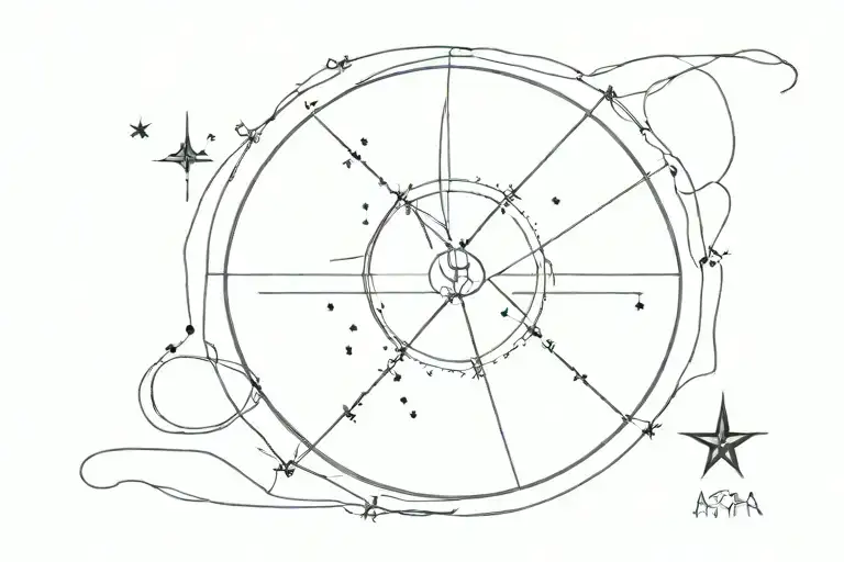 per aspera ad astra write this sentence tattoo design idea