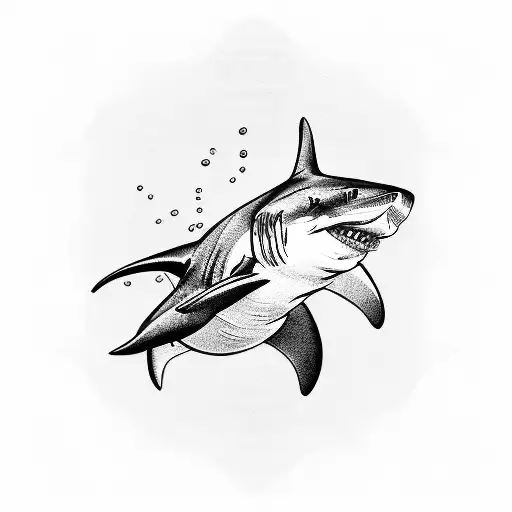 underwater sleeve, shark, sting ray, dive helmet tattoo design idea