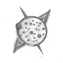 solar system tattoo design idea