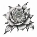 aquatic Anemone tattoo design idea