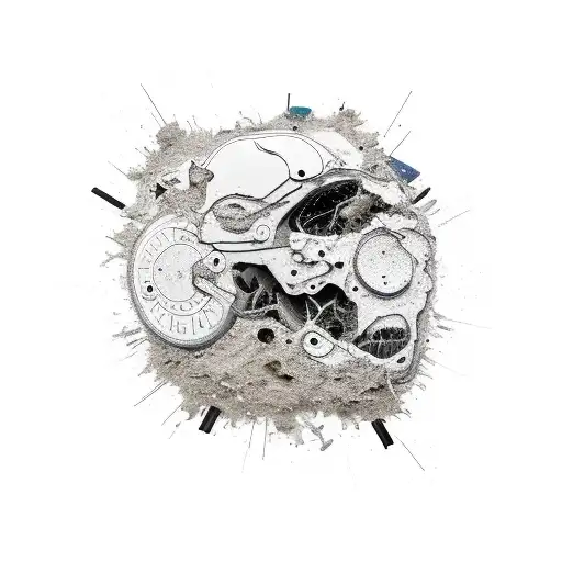 The slower motions of decay This human speed accelerates I dream of breathing, broken things I wake up on the verge of h tattoo design idea